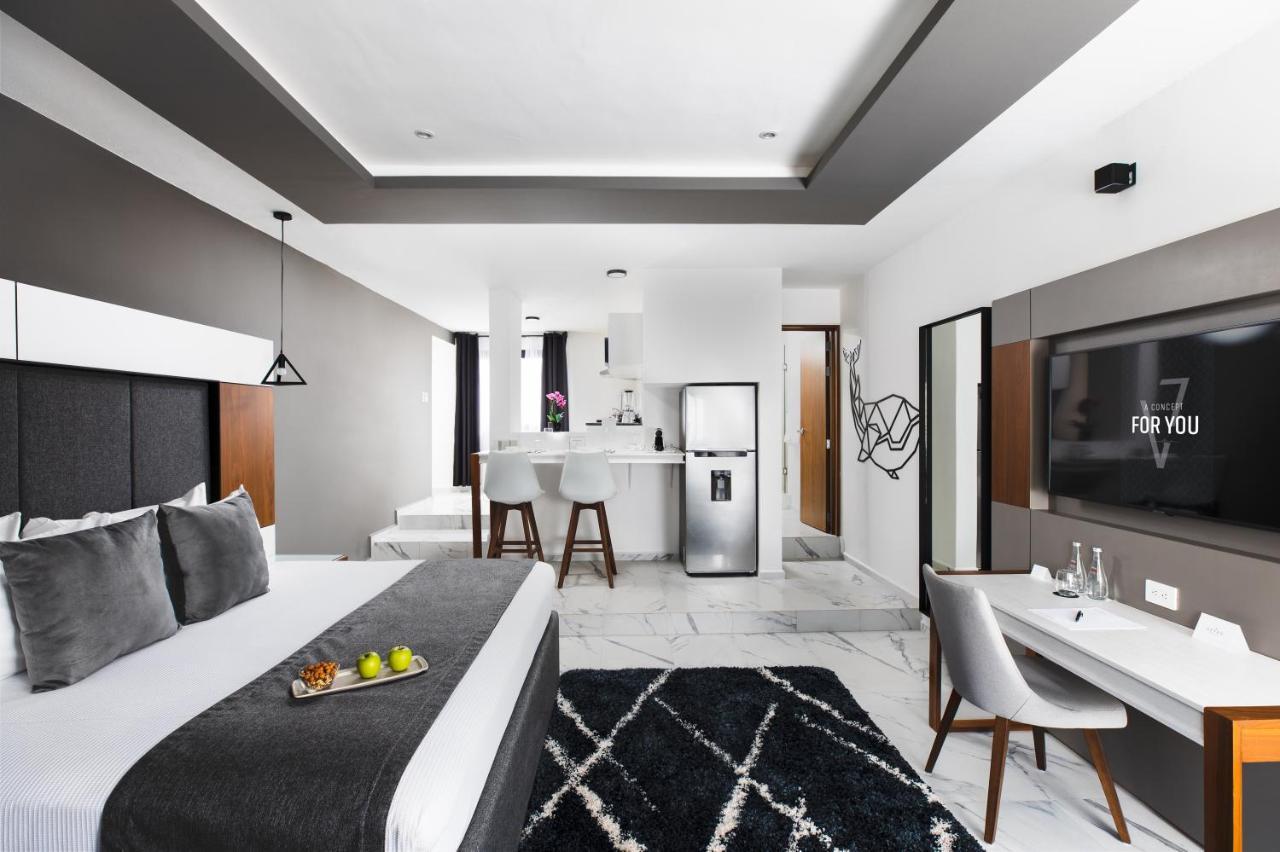 Seven Boutique Apartments Канкун Экстерьер фото