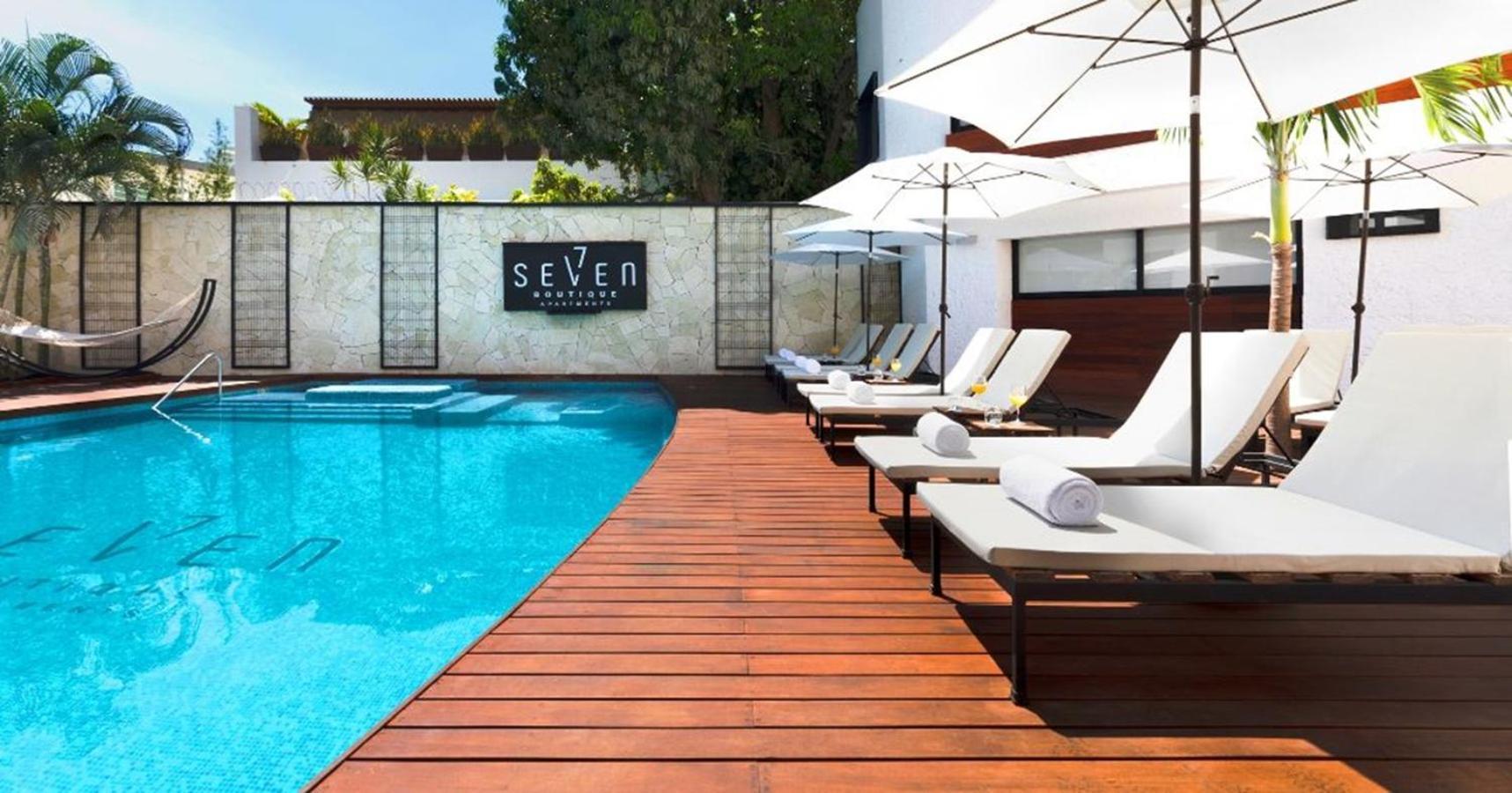 Seven Boutique Apartments Канкун Экстерьер фото