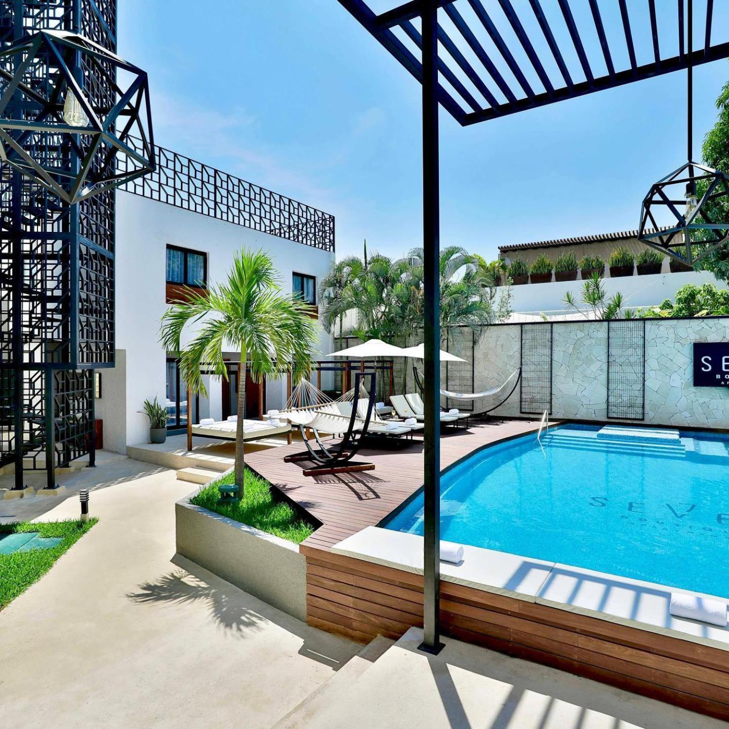 Seven Boutique Apartments Канкун Экстерьер фото